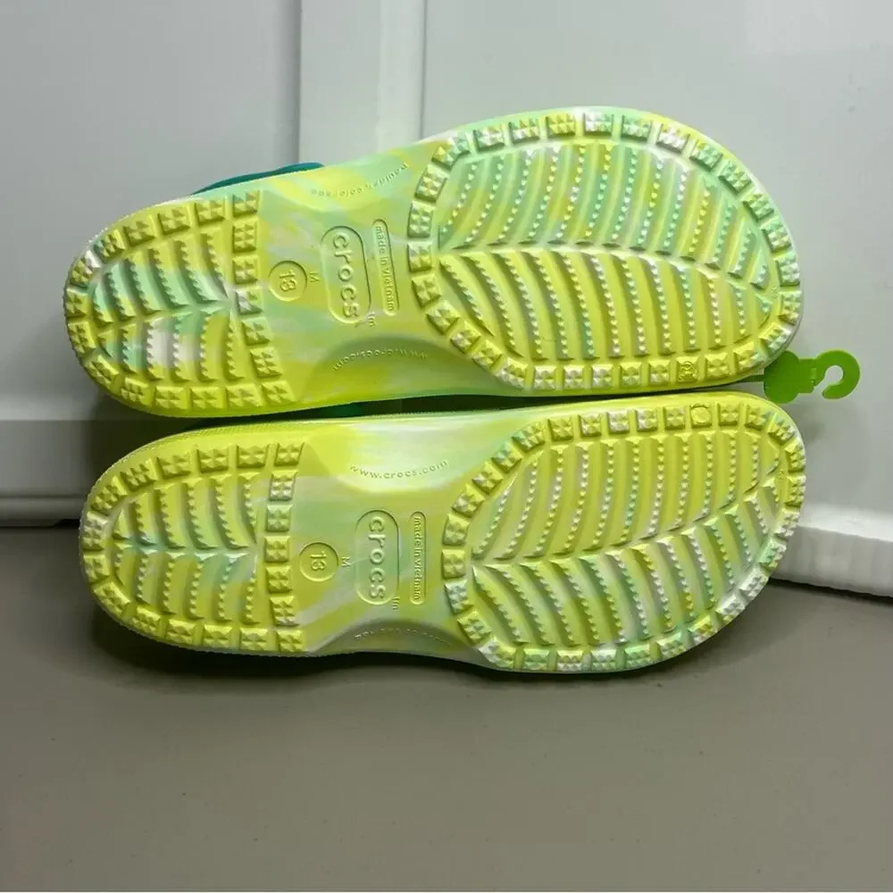 Crocs Classic Limited Edition Margaritaville Lime Zest Clog Shoe Men Size 13 NWT